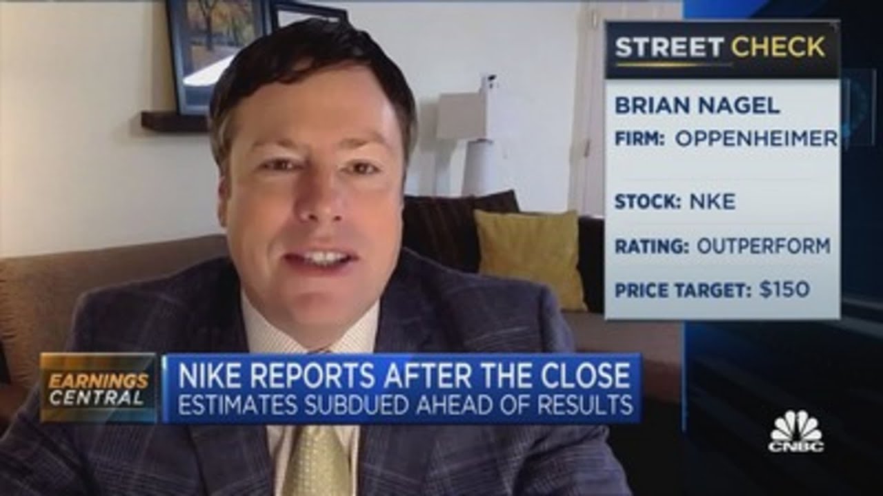 The sentiment around Nike has gotten way too negative, says Oppenheimer's Brian Nagel