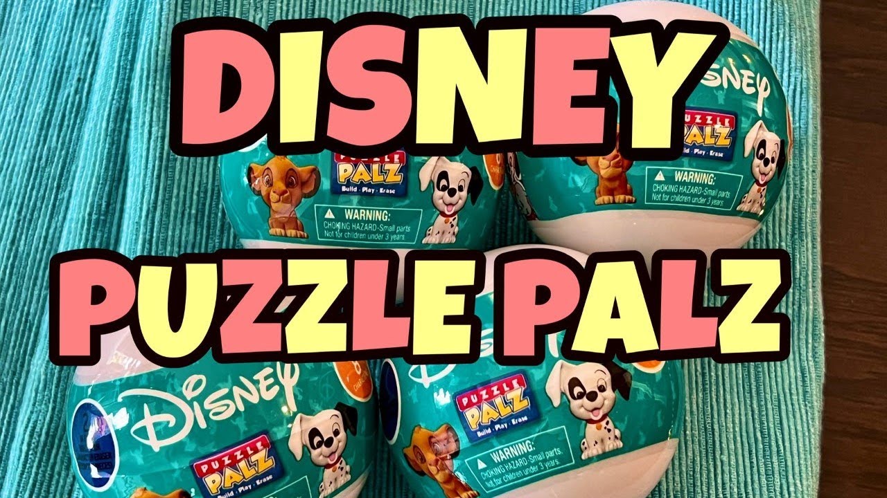 Opening Disney Puzzle Palz Blind Box Mystery Figures YouTube