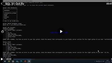 Class XI Informatics Practices 31-10-2020 By Mr. Praveen Singh Ch- MySQL