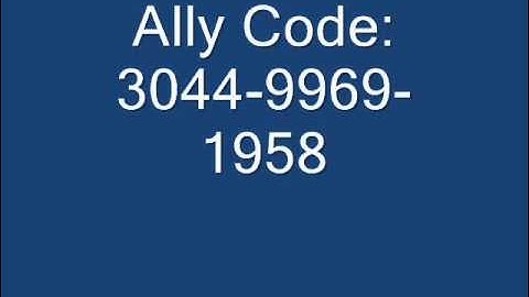 Ally Code: Call of Duty Black Ops Wii