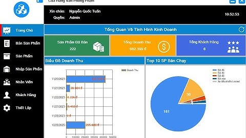 Demo Source Code Phần Mềm Quản Lý Bán Đồ Chơi Winform & Sql server