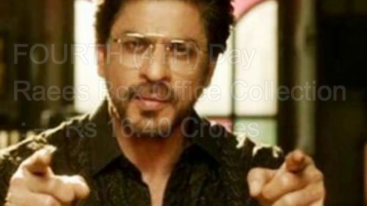 RAEES 9 NINE DAYS BOX OFFICE COLLECTION SHAHRUKH KHAN MAHIRA KHAN NAWAZUDDIN 260 CR