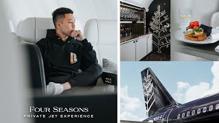 Travelling the World on the Four Seasons Private Jet!