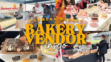 Bakery & Dessert Ideas for Farmers Market, Festival, Vendor Event Booth Inspiration!