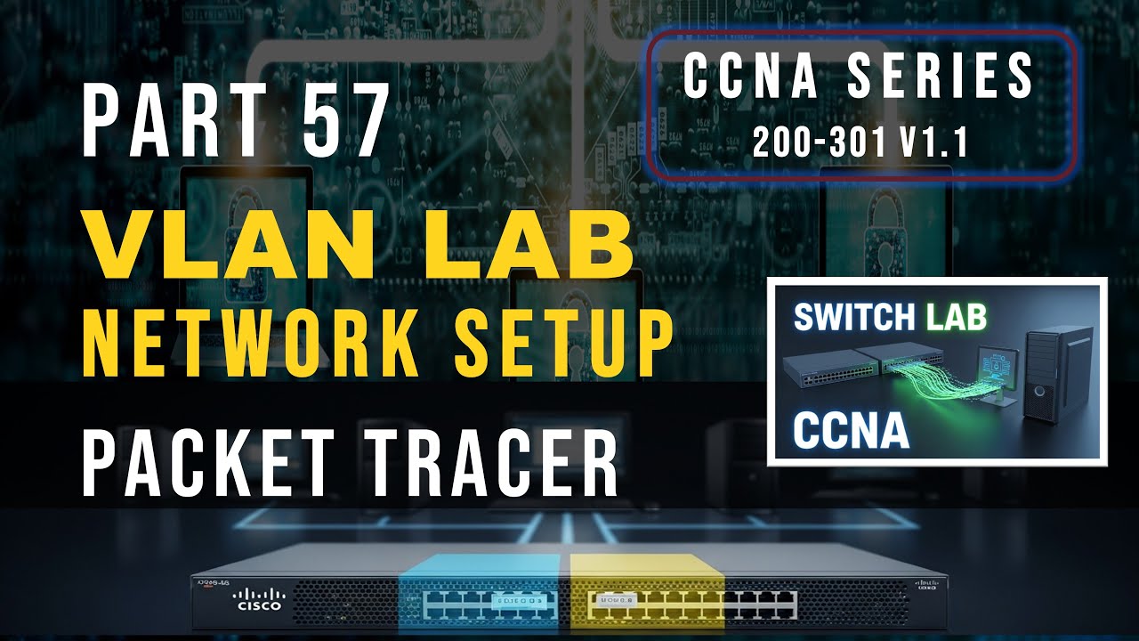 ⁣❤❤VLAN Network Setup | Step-by-Step VLAN Trunk Configuration (Hands-On Lab)❤❤