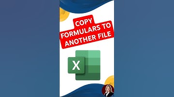 📄 How to Copy Formulas to Another Excel File Easily! #ExcelTips