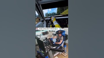 Dirt Rally Crash😱 with Motion Simulator☠️ #dirtrally2 #simracing #crash #fail #fails #crashtest