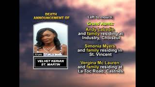 Velvet Kerian St. Martin ~ Long Obituary
