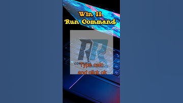 calc Most-used Run commands(WIN +R)  for Windows 11 ⁨  @ExplainingComputers #study #education