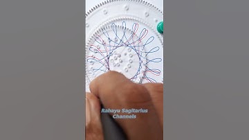 Create Amazing Pattern Designs Using a Spirograph Part 2 #diy #art #drawing #satisfying #spirography