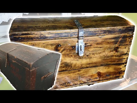 Renovace staré dílenské truhly / Restoring an Old Chest