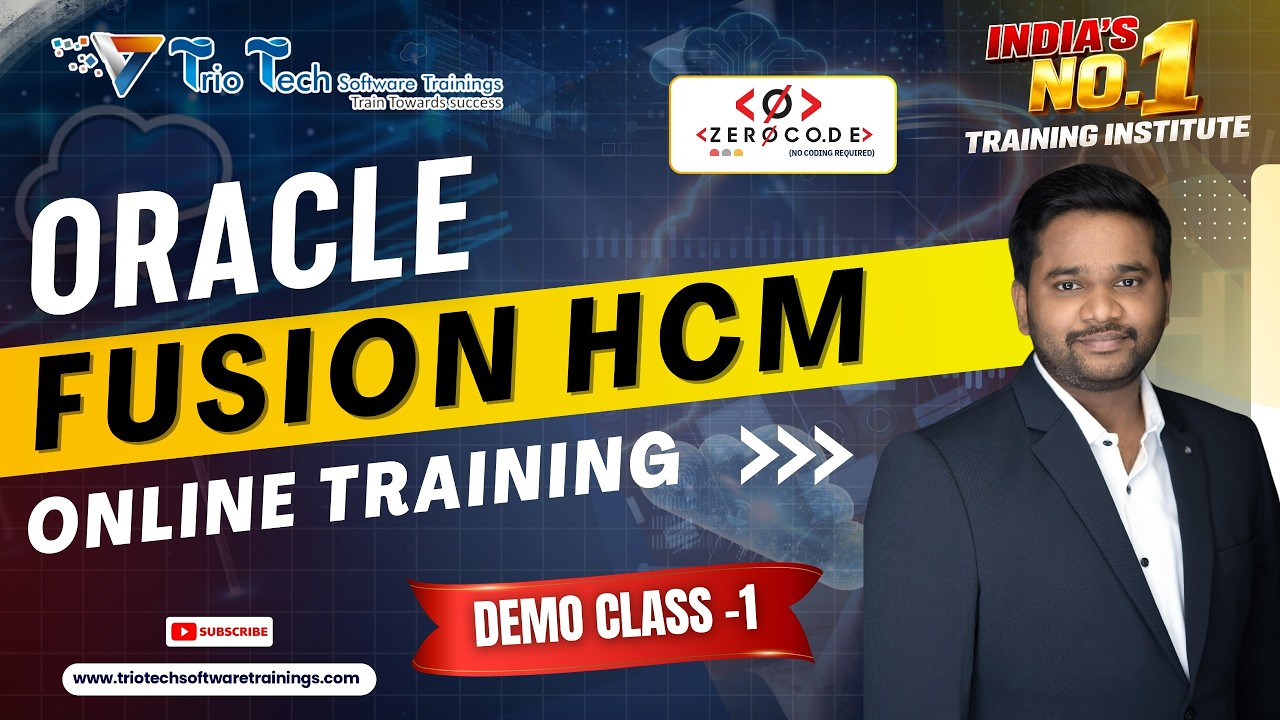 Oracle Fusion HCM Online Training Demo 1 | Become Fusion HCM Consultant ...