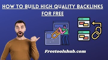 How To Build Backlinks For Free Without Paying For Them | Create  Backlinks For Free