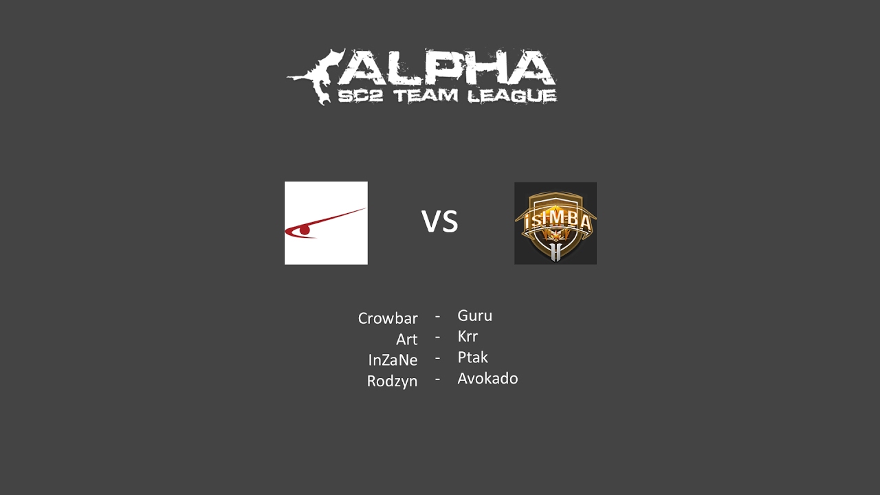 ECVisualize vs. IsIMBA (Alpha SC2 Team League - Season 7 - Grandfinal)