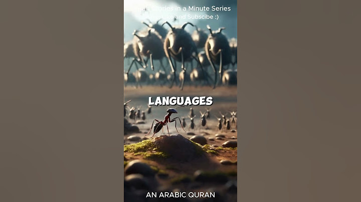 How did an ant stop an entire army! #quranstories #Solomon #ants