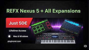 REFX Nexus 5 with All Expansions for Mac & Windows | Lifetime Access | 50€