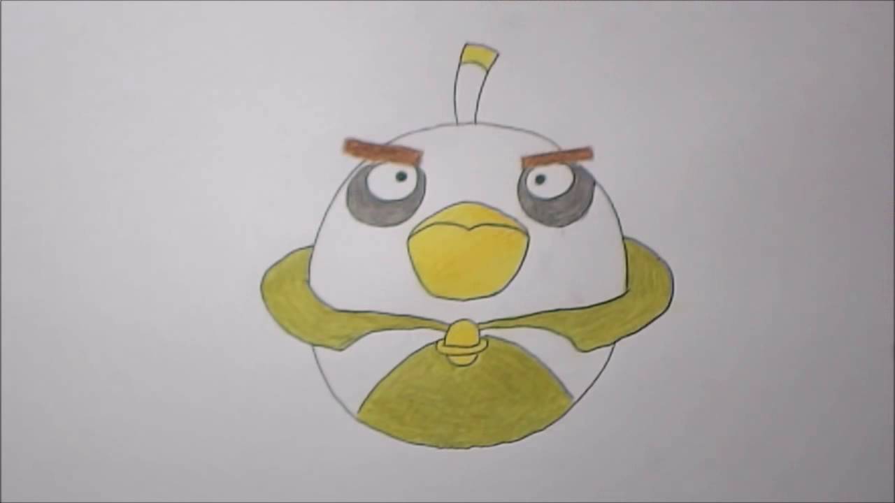 How to Draw Black Bird (Angry Birds Space)