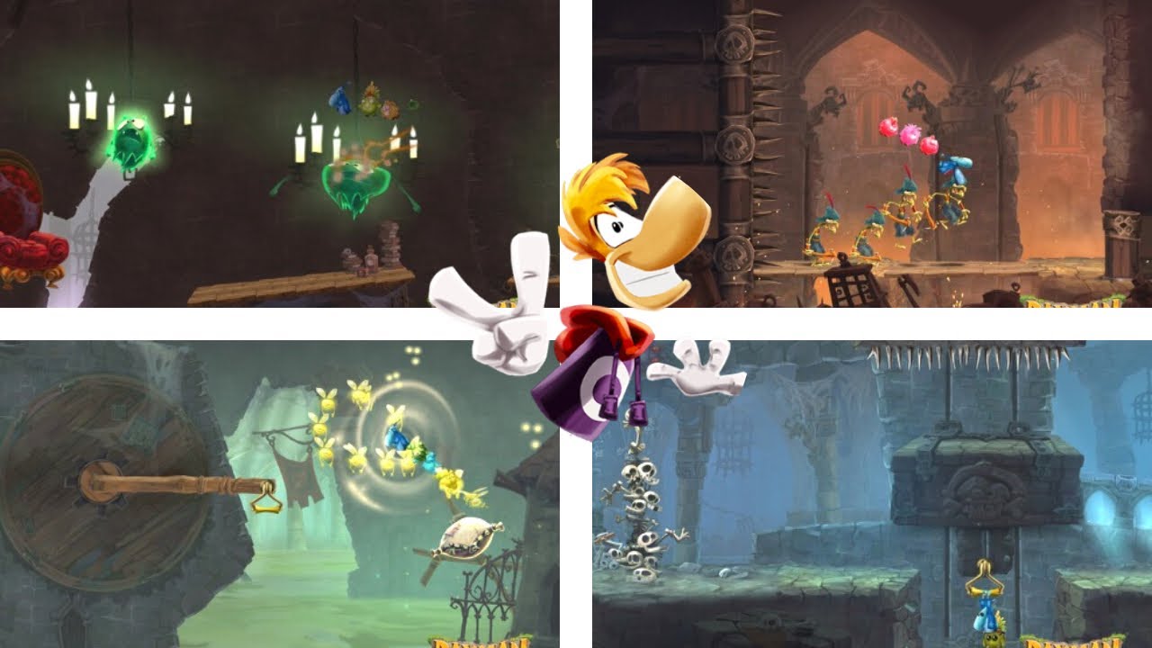 RAYMAN ADVENTURES IPAD GAME - Adventure 244 (Platform, Retro game play)