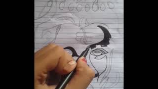 Black & white ___drawing // Lord shiva screenshot 5