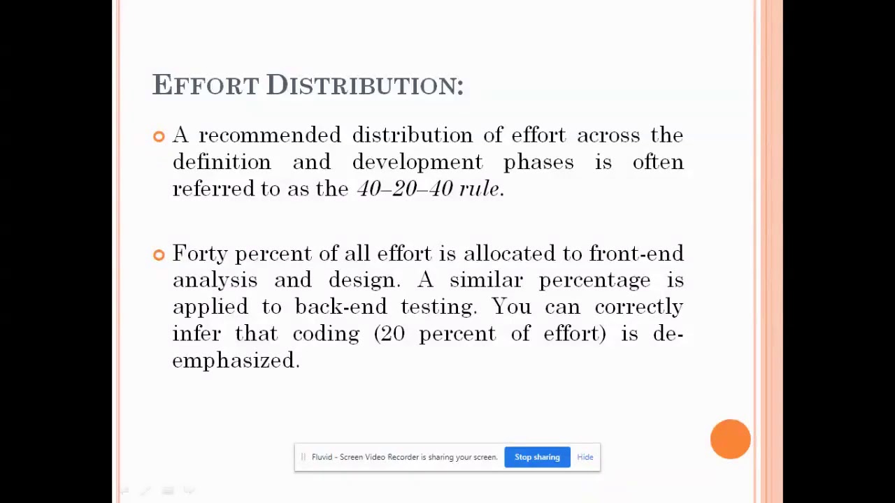 SE Effort Distribution