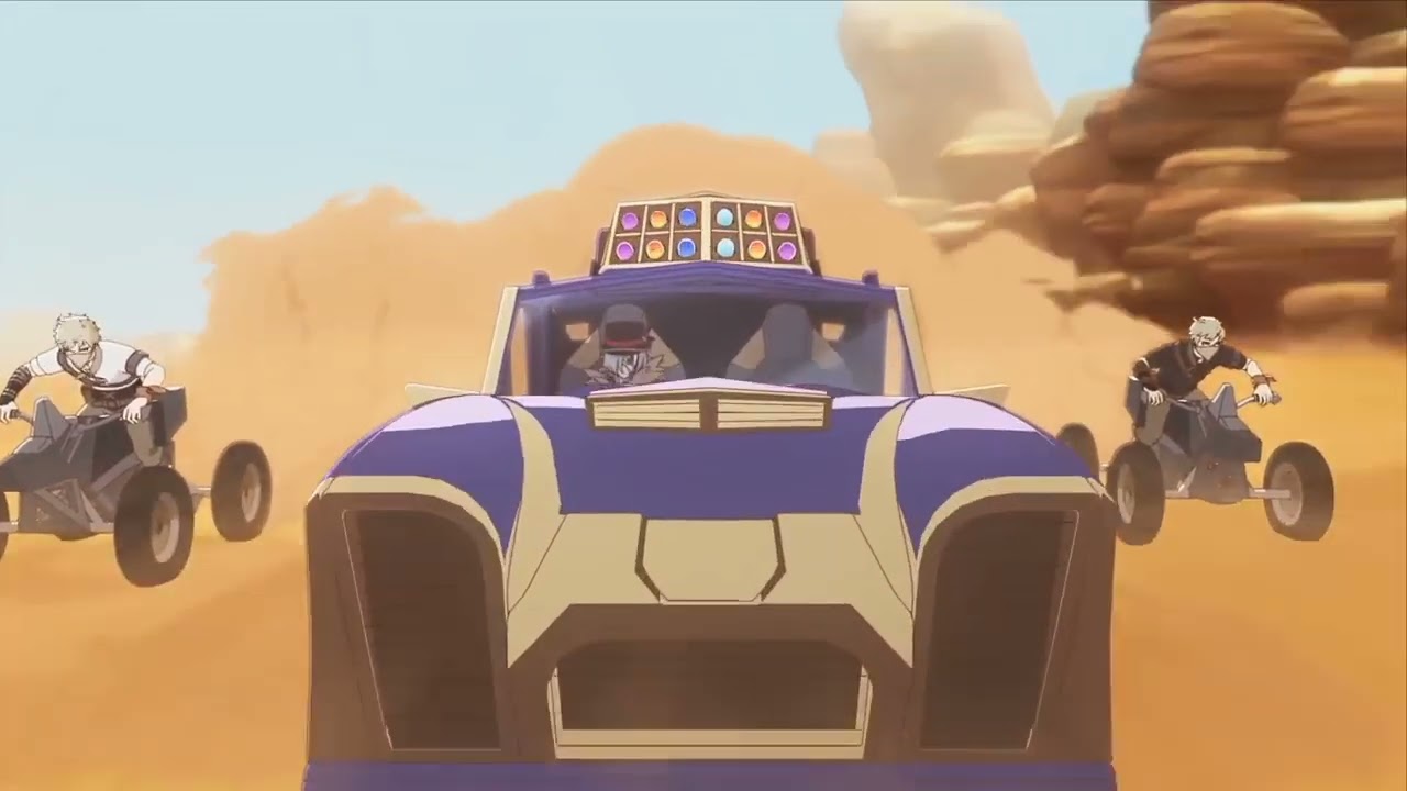 Yelan and Dehya steal a Car-"Nameless road"- Genshin Impact Animation