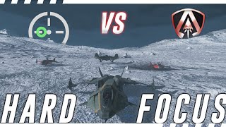Hard Focus - Too Linear VS Terada Team - Star Citizen Dogfight PvP 4v4  - 3.8.2