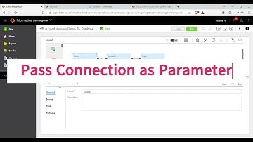 Pass source and target connection as parameter:#Informatica #IICS #CDI