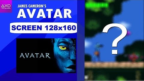 James Cameron’s Avatar Mobile Java Screen Resolution 128x160