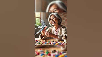 Các loài chim bằng lego của bà Hai. #chatgpt #ai #aivietnam