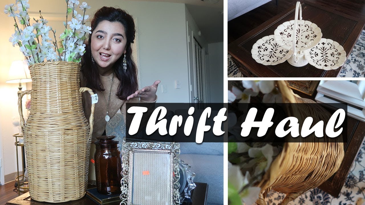 THRIFT HAUL | HOME DECOR, FURNITURE AND MORE 🔍💲😍 - YouTube