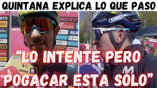 FUERTES DECLARACIONES DE MARTINEZ Y QUINTANA TRAS ETAPA 8 GIRO DE ITALIA 2024 by SIN CADENA 6,493 views 2 weeks ago 6 minutes, 47 seconds