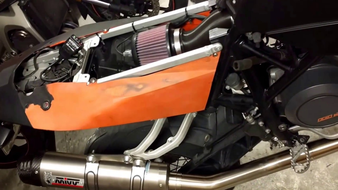 KTM 690 SM Custom Pod Filter Intake 