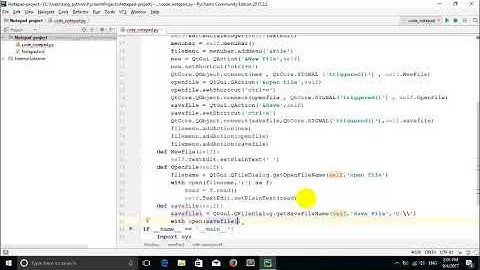 Notepad Programming with Python 3 and PyQt 4