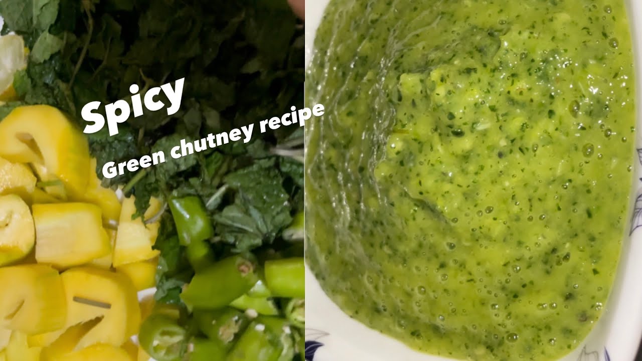 Green chutney recipe YouTube