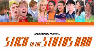 High School Musical - Stick To The Status Quo Color-Coded Lyrics