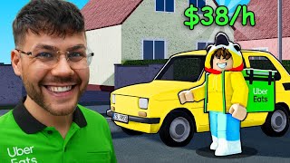 Zostałem KIEROWCĄ UBERA PRZEZ 50H na Polskiej Wsi... (Roblox Polish Car Driving) screenshot 5