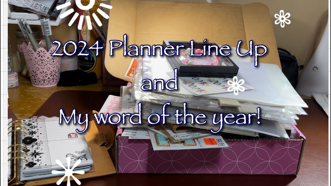 2024 Planner Line Up | Word of the Year