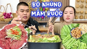 BÒ NHÚNG MẮM RUỐC Làm Theo Cách Của Bé Kim Thì 1Kg Bò Ăn Cũng Không Đã | Thằng Mập Food | Tập 725
