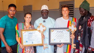 Kouthiaba Wolof Le Maire De Kouthiaba A Fait De Ses Partenaires Des Citoyens Dhonneur De La Commu.