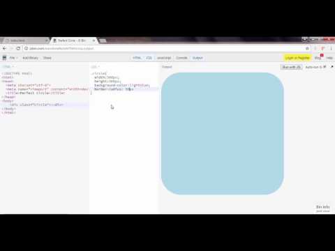Web Tricks - Create A Perfect Circle Using CSS-3