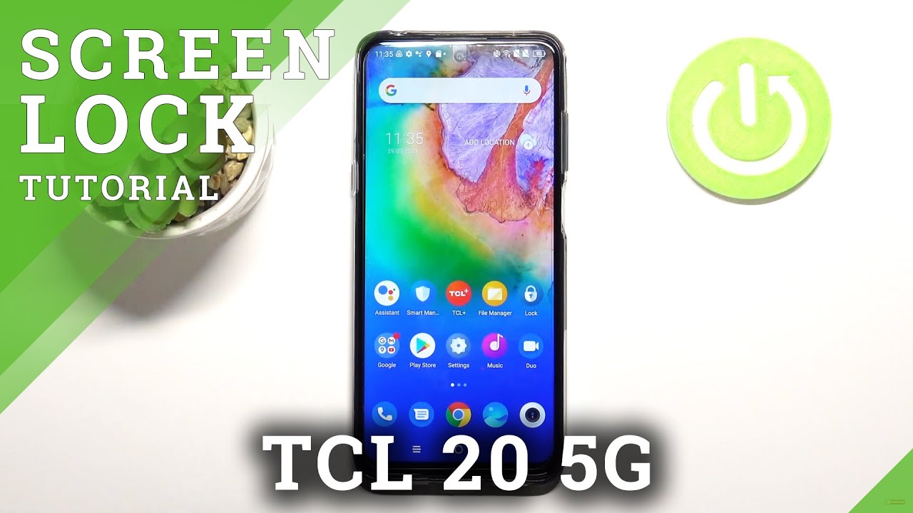 All Unlock Methods in TCL 20 5G What Screen Locks Can Be Set in the