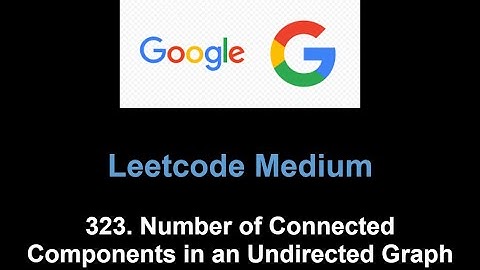 Leetcode 323. Number of Connected Components in an Undirected Graph (union find)
