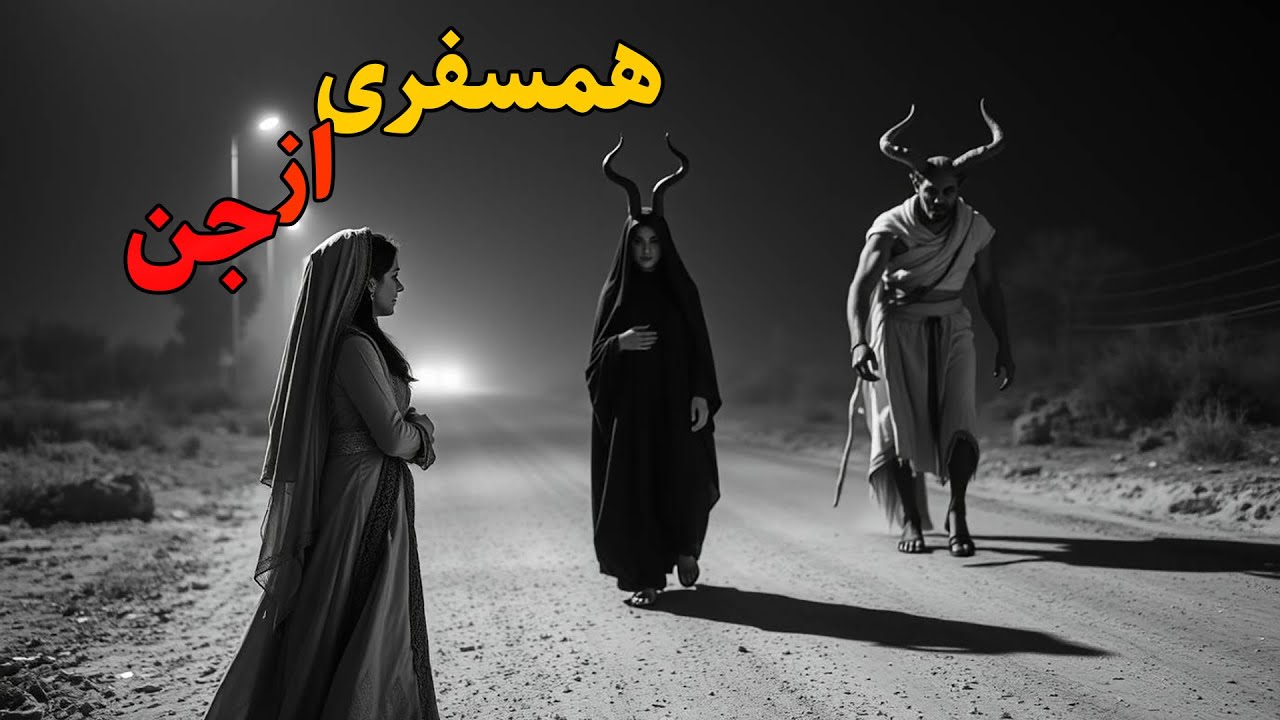 داستان ترسناک:همسفری از اجنه(یه دختر جوان در شبی در جاده گیر می افته اجنه اونو به خونه می برند)