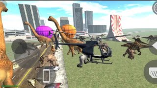 🦖 Jurassic Airport Mode ✈️ | Dinosaur & All Animals Attack on Airport Road 😱 #gta5  screenshot 1