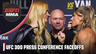 Faceoffs from the UFC 300 pre-fight press conference | ESPN MMA screenshot 3