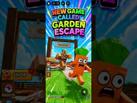 Escape a garden! New game? #newgame #gag #shorts