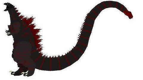 Godzilla Roar Test (Shin Godzilla) - Stick Nodes Animation