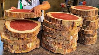 Download Lagu From Redwood Logs to Luxurious Furniture! Watch This: How A Master Carpenter Craft Them? MP3