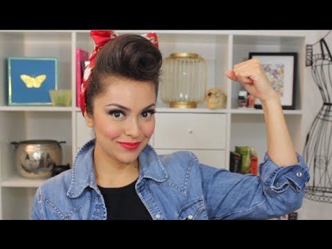 Easy Last Minute Halloween Look - Rockabilly Hair and Makeup