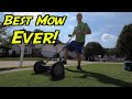 BEST MOW EVER! First Reel Low Mow | Manual Reel Mower | Mowing Bermuda From 1.5"-1.0"